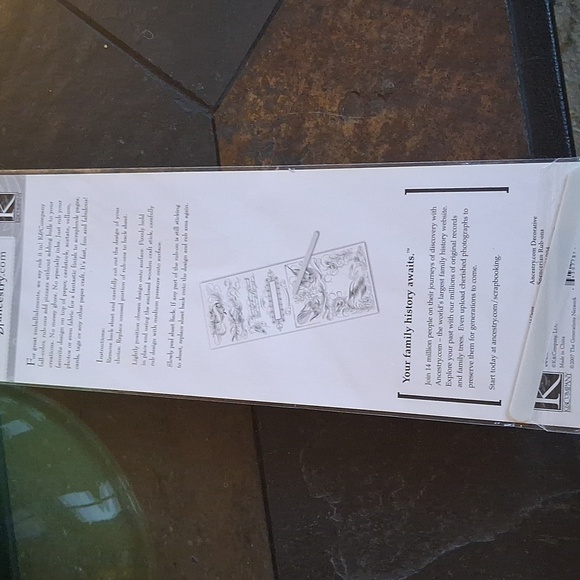 ANCESTRY SCRAPBOOK RUB ONS - Picture 2 of 2